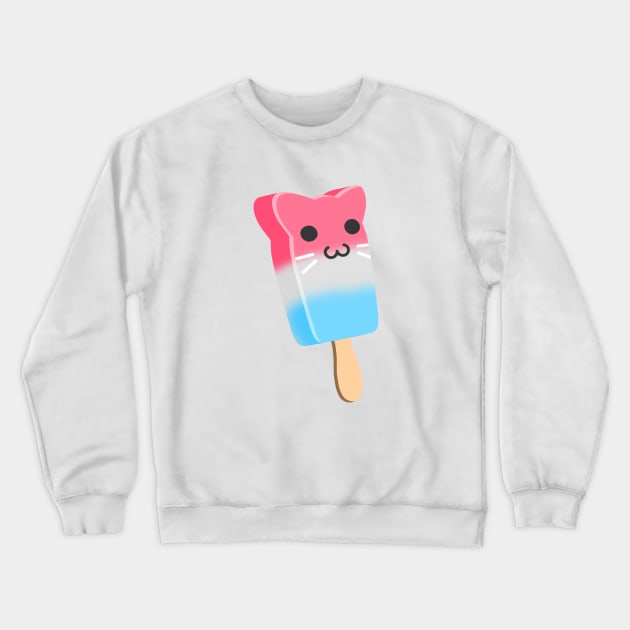 Catsicle Crewneck Sweatshirt by CCDesign